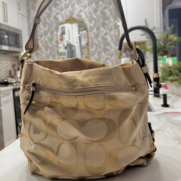 Y2K Coach Signature C Pattern Hobo Bag - Picture 5 of 5